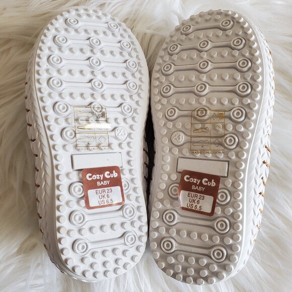 Cozy Cub Navy Blue Fashion Toddler Soft Sole Sports Shoes SZ 6.5 - Picture 7 of 11